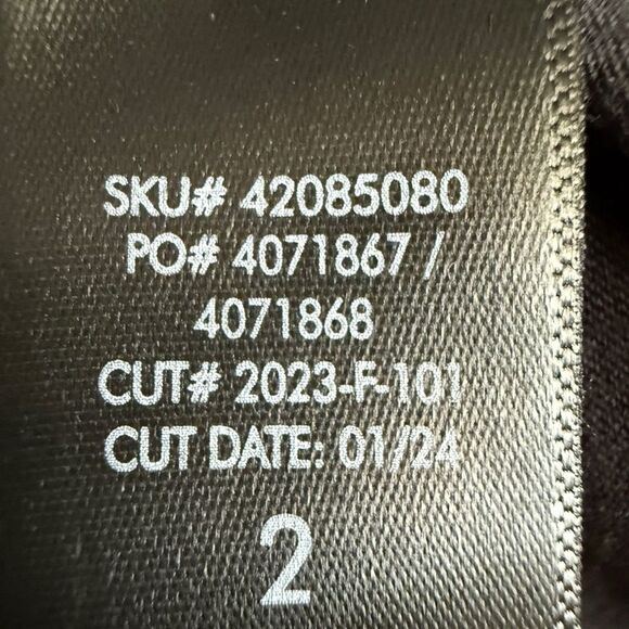 Torrid Black V-Neck Tee with Red and Pink Rose Embroidery - Picture 5 of 5